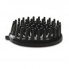 Aparat de masaj Beurer MG 24, 12W, încălzire, vibrații, 3 atașamente, 2 trepte, LED, negru