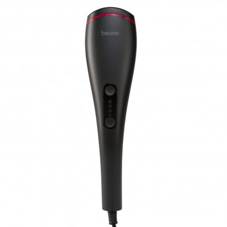 Aparat de masaj Beurer MG 24, 12W, încălzire, vibrații, 3 atașamente, 2 trepte, LED, negru