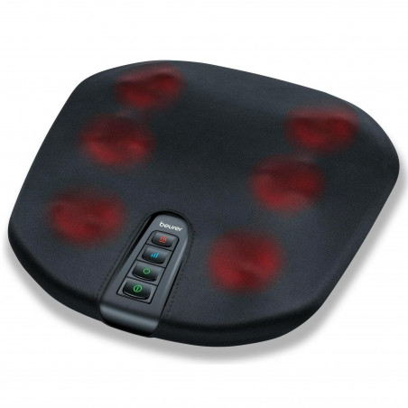 Aparat de masaj Beurer FM 70, 36W, Shiatsu, spate și picioare, 18 capete, 3 viteze, încălzire, husă, negru