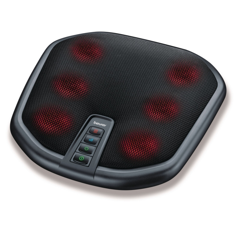Aparat de masaj Beurer FM 70, 36W, Shiatsu, spate și picioare, 18 capete, 3 viteze, încălzire, husă, negru