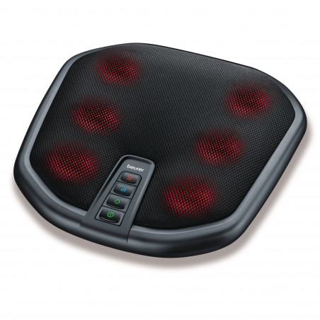 Aparat de masaj Beurer FM 70, 36W, Shiatsu, spate și picioare, 18 capete, 3 viteze, încălzire, husă, negru
