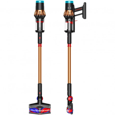 Aspirator vertical Dyson V16 Piston Animal 492963-01, 315AW, 900W, 1.3L, 70 min, CleanCompaktor™, Hyperdymium™, MyDyson™, HEPA, LCD, Negru/Cupru