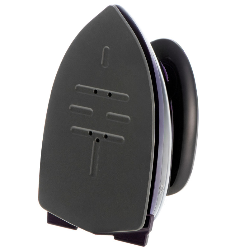 Fier de ca lcat cu abur de calatorie Adler AD 5049, 420 W, 30 ml, Placa ceramica, Abur/uscat, Negru/Violet