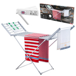 Uscator de rufe electric Adler AD 7821, 220W, 18 elemente, IP22, Alb