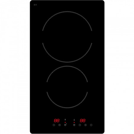 Plită ceramică Crown VCPK32.C, 3000W, Dublă, Timer 90 min, Negru