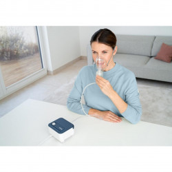 Compresor inhalator Beurer IH 16, 2,07 μm, 0,35 ml/min, 0,8 bar, 6 ml, alb