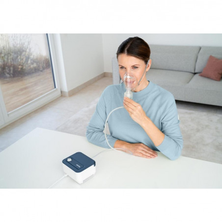 Compresor inhalator Beurer IH 16, 2,07 μm, 0,35 ml/min, 0,8 bar, 6 ml, alb