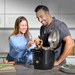 Instant Pot Plus 60 WiFi, 1000W, 5.7 l, 9 programe, control WiFi, ecran LCD, oțel inoxidabil, negru