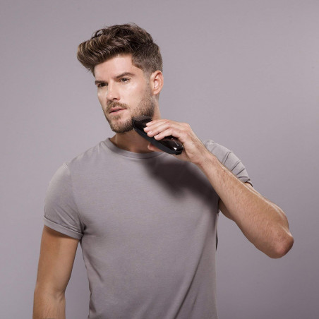 Aparat de tuns barba Remington MB4700 TouchTech, 175 lungimi, Auto Turbo, 50 min autonomie, USB, Negru