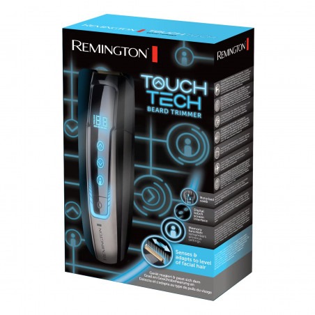 Aparat de tuns barba Remington MB4700 TouchTech, 175 lungimi, Auto Turbo, 50 min autonomie, USB, Negru