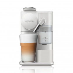 Espressor cu capsule DeLonghi EN510W, 1450W, 19 bar, 1 l, Nespresso, Auto shut-off, Alb