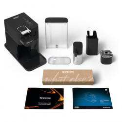 Espressor cu capsule DeLonghi EN510B, 1450W, 19 bar, 1 l, Nespresso, Auto shut-off, Negru