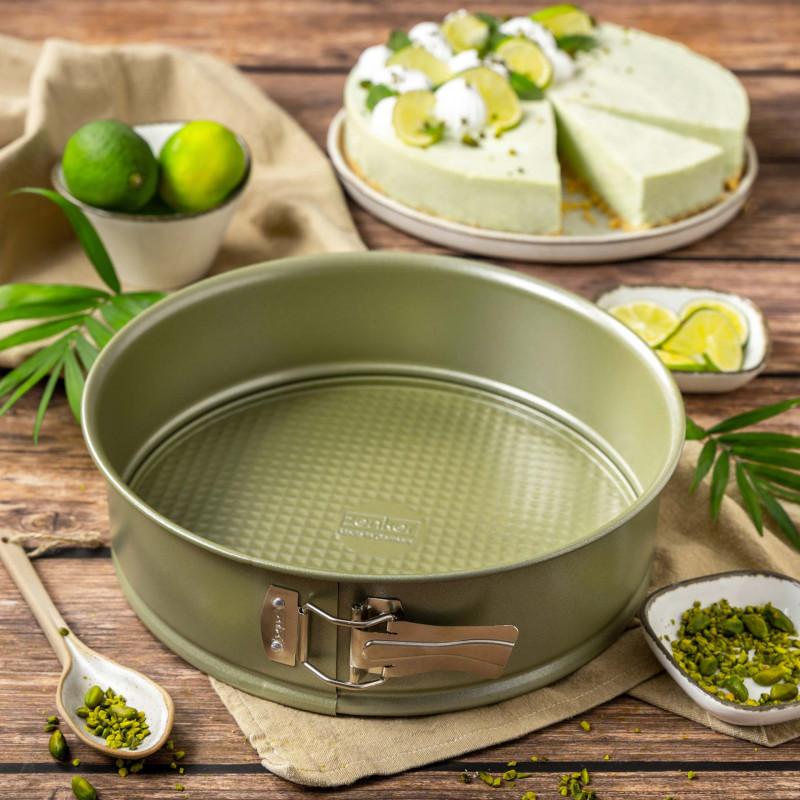 Forma de copt Zenker 7452, Rotunda, 26x7,5 cm, Acoperire ILAG Maximizing Green, Pana la 180°C, Verde