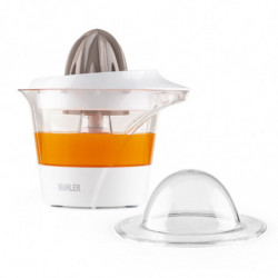 Presă pentru citrice Muhler MJ-2505, 25W, 0,5 l, mișcare bidirecțională, 2 conuri, alb