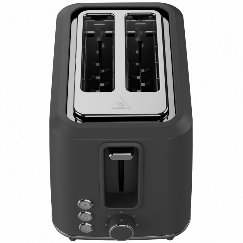 Prajitor de paine AENO ATS0001G, 930W, 7 trepte, Control tactil, Timer invers, Protectie blocare felie, Silentios, Gri