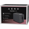 Prajitor de paine AENO ATS0001G, 930W, 7 trepte, Control tactil, Timer invers, Protectie blocare felie, Silentios, Gri