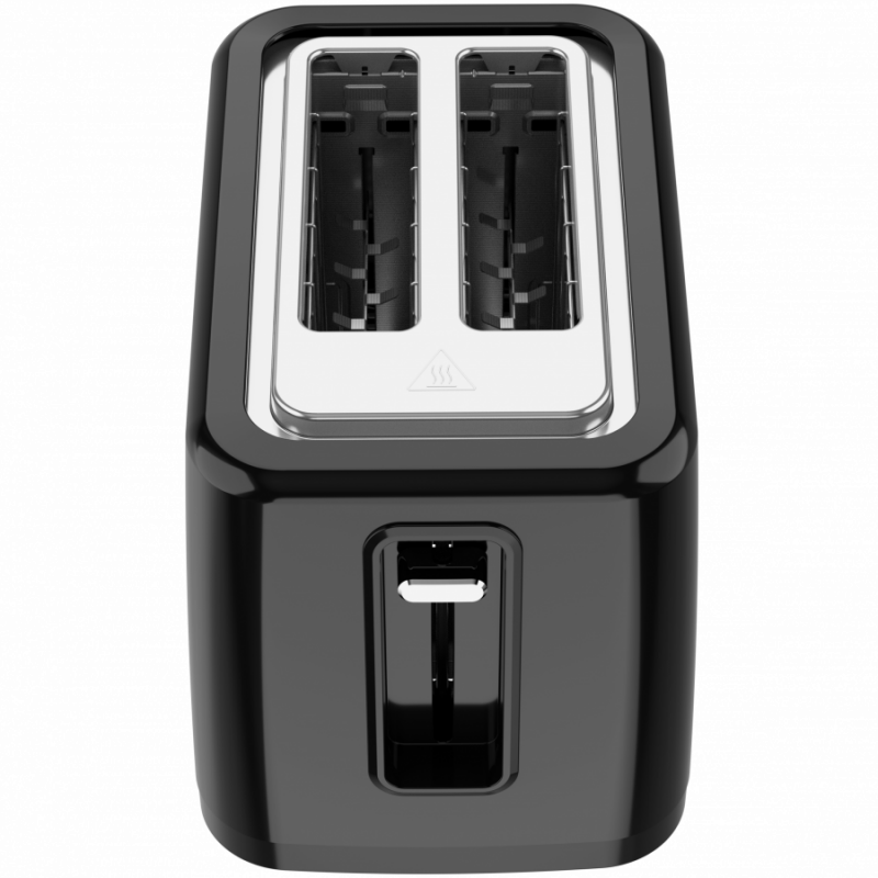 Prăjitor de pâine AENO ATS0002B, 930 W, 7 trepte, comandă tactilă, temporizator invers, protecție împotriva blocării, silențios, negru