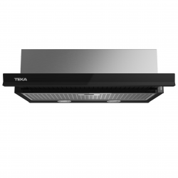 Hota încorporată Teka CNL 6415, 113W, Clasa A, 60 cm, 3 trepte, Telescopic, Supapă antiretur, Control electric, LED, Negru
