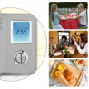Nictemaw Baking Master, 550W, 25 programe, 3 trepte, 500/750/900g, LCD, Start întârziat 13h, Distribuitor automat, Argint