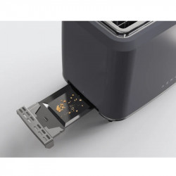 Prajitor de paine AENO ATS0001G, 930W, 7 trepte, Control tactil, Timer invers, Protectie blocare felie, Silentios, Gri