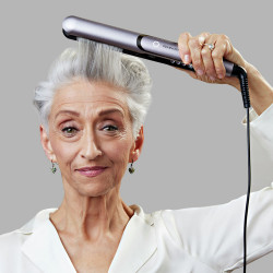 Placa pentru par Remington S9880 PROluxe You, Acoperire ceramica, Tehnologie adaptivă, 5 trepte temperatura, Oprire automata, Gri