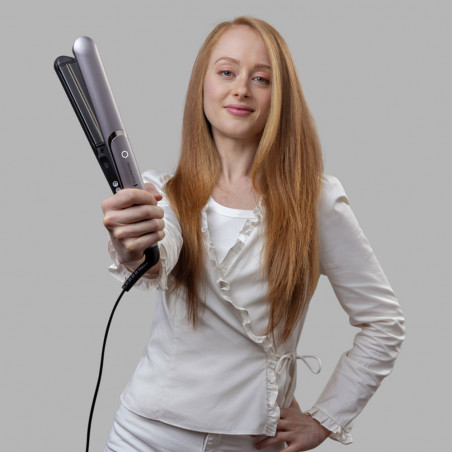 Placa pentru par Remington S9880 PROluxe You, Acoperire ceramica, Tehnologie adaptivă, 5 trepte temperatura, Oprire automata, Gri