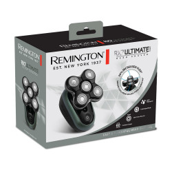 Aparat de ras pentru cap Remington RX7 XR1600 Ultimate Series, Autonomie 60 min, Impermeabil, Cap detasabil, Turbo, Lame din otel, Indicatoare, Negru/Verde