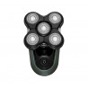 Aparat de ras pentru cap Remington RX7 XR1600 Ultimate Series, Autonomie 60 min, Impermeabil, Cap detasabil, Turbo, Lame din otel, Indicatoare, Negru/Verde