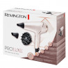 Uscator de par Remington AC9140 PROLUXE, 2400W, OPTIheat, Motor AC, Ionizare, 3 viteze, 2 trepte temperatura, Roz / Auriu