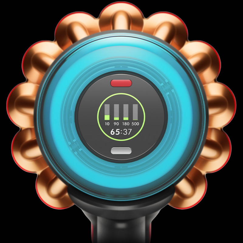 Вертикална прахосмукачка Dyson V16 Piston Submarine 492969-01, 315AW, 900W, 1.3 л, 70 мин, CleanCompaktor™, Hyperdymium™, MyDyson™, HEPA, LCD, Черен/мед