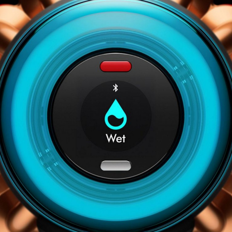 Aspirator vertical Dyson V16 Piston Submarine 492969-01, 315AW, 900W, 1.3L, 70 min, CleanCompaktor™, Hyperdymium™, umed/uscat, HEPA, LCD, negru/cuper