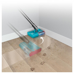 Aspirator vertical Dyson V15S Detect Submarine 448798-01, 660W, 0.77 l, 60 min autonomie, Senzori, 4 moduri, LCD, Gri / Albastru