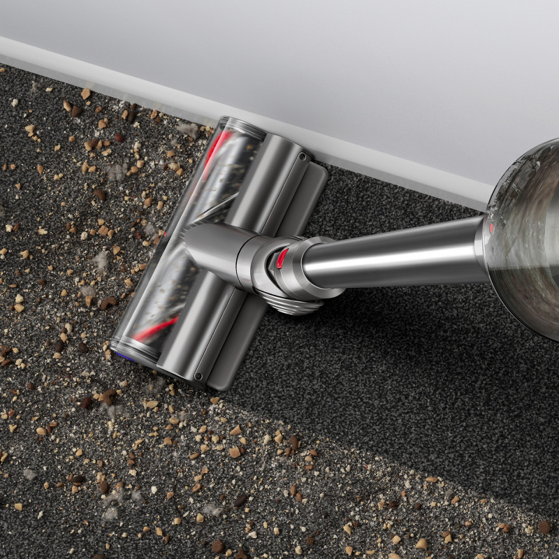 Aspirator vertical Dyson V15S Detect Submarine 448798-01, 660W, 0.77 l, 60 min autonomie, Senzori, 4 moduri, LCD, Gri / Albastru