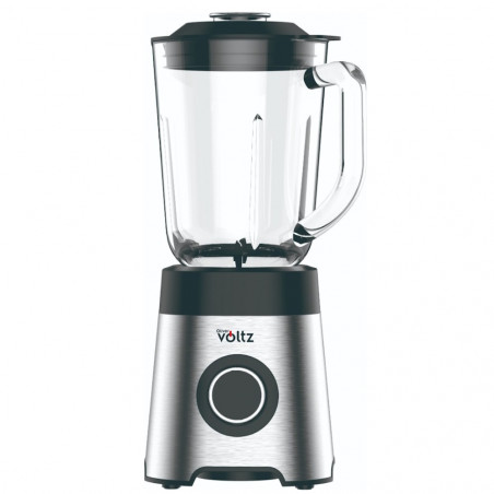 Blender Oliver Voltz OV51162E, 800 W, 2 viteze+Pulse, 1.5 litri, Trochene on Ice, Argint