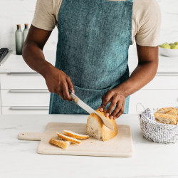 Set cutite cu suport Ninja Foodi StaySharp K32006EU, 6 piese, Otel forjat, Mаner ergonomic, Negru/Inox