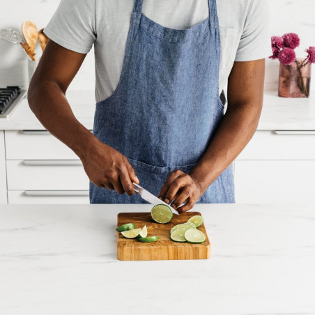 Set cutite cu suport Ninja Foodi StaySharp K32006EU, 6 piese, Otel forjat, Mаner ergonomic, Negru/Inox