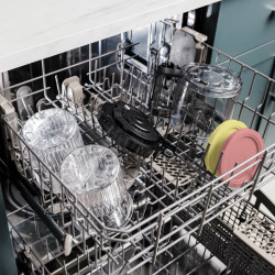 Set recipiente pentru inghetata Ninja Creami XSKPNTLD2EUUK, 2x500 ml, Fara BPA, Etanse, Coral/Galben