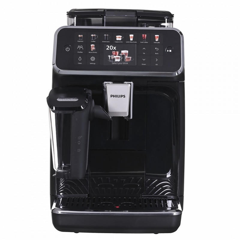 Mașină de cafea Philips EP5541/50 5500 Latte Go, 1500W, 15 bar, 1,8 l, 3 temp, Ceramichna melachka cu 12 niva, TFT, AquaClean, SilentBrew, AromaExtract, ExtraShot, Cernen
