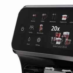Mașină de cafea Philips EP5541/50 5500 Latte Go, 1500W, 15 bar, 1,8 l, 3 temp, Ceramichna melachka cu 12 niva, TFT, AquaClean, SilentBrew, AromaExtract, ExtraShot, Cernen