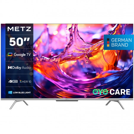 Smart televizor METZ blue 50MUD7000, 50", 126cm, 3840x2160 4K UHD, Direct LED, HDR10/HLG, Dolby Digital/+, Bluetooth, Wi-Fi, Negru/Gri