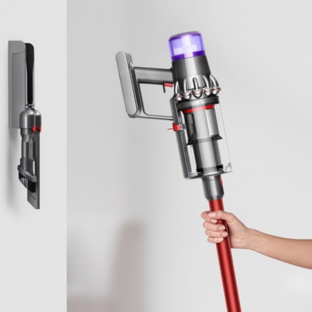 Dyson V11 Fluffy 476550-01 2in1, 185AW, 0.54 litri, 125 000 rpm, Autonomie 60 min, 3 moduri, LCD, Nichel/negru.