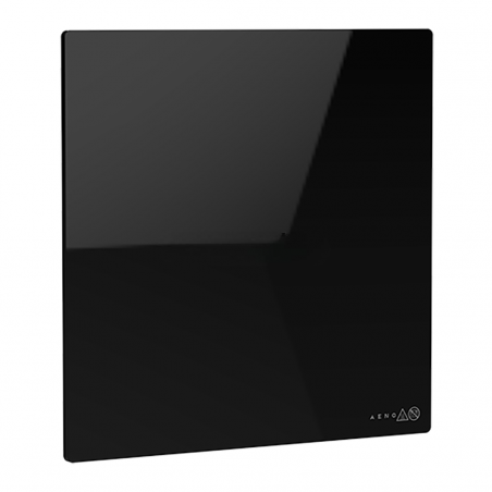 Convector electric de perete AENO AGH0012S, 500W, 12 m², LED, Wi-Fi, Senzori de inclinare si cadere, IP24, Negru