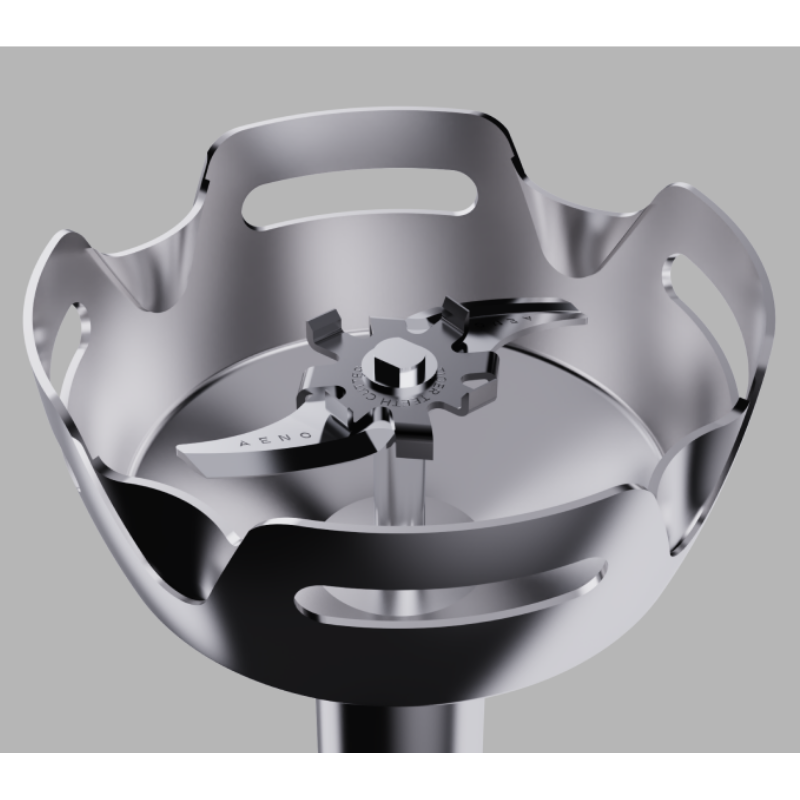 Blender, tocător și mixer 3in1 AENO AHB0004W, 1200W, 0,5 l, 18 trepte, Turbo, motor DC, alb/inox