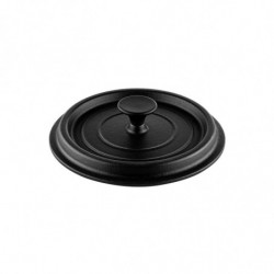 Cratita din fonta Muhler Tika MR-2048CI, 20x10 cm, 2 L, Inductie, Negru