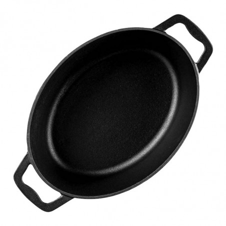 Muhler Tika MR-4133CI prăjitor din fontă cu capac, 41x25x11cm, 5.1 l, inducție, negru