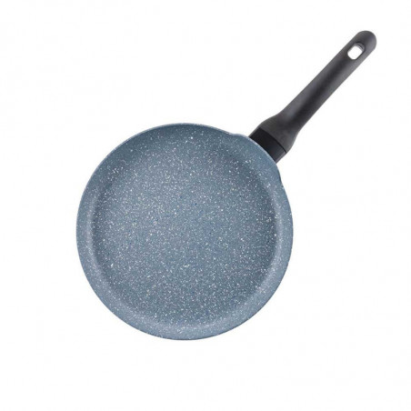 Placă de clătite Luigi Ferrero Prima FR-2832, 28x3 cm, Acoperire antiaderentă cu efect de marmură, Inducție, Albastru închis