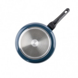 Placă de clătite Luigi Ferrero Prima FR-2832, 28x3 cm, Acoperire antiaderentă cu efect de marmură, Inducție, Albastru închis