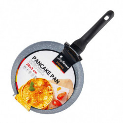 Placă de clătite Luigi Ferrero Prima FR-2832, 28x3 cm, Acoperire antiaderentă cu efect de marmură, Inducție, Albastru închis