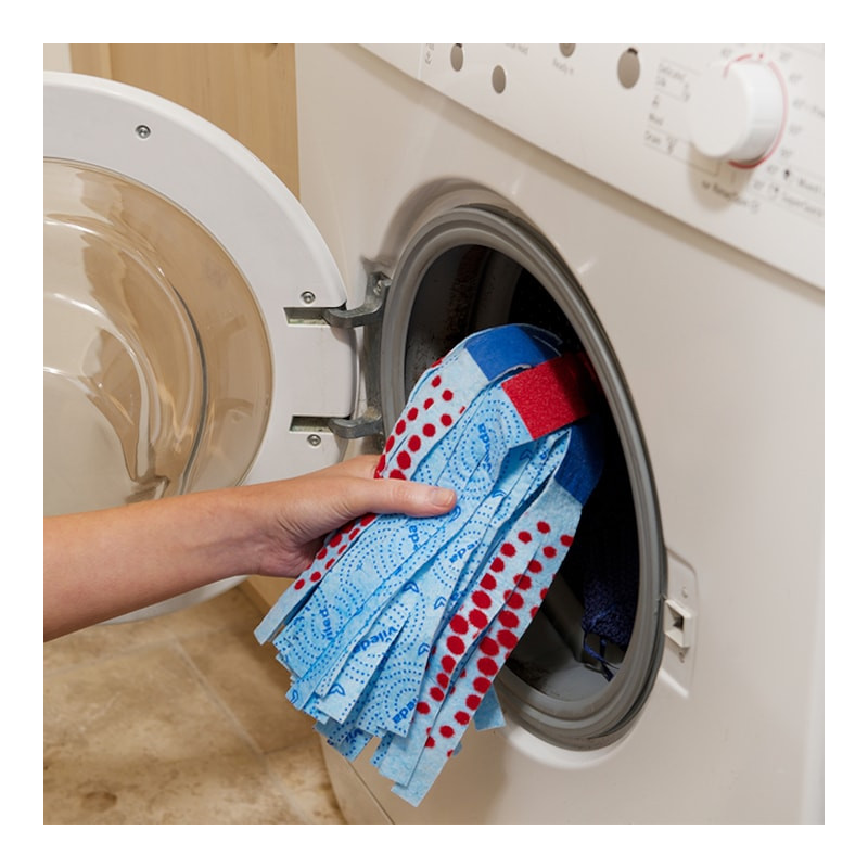 Set de curățat podele Vileda Super Mocio, 3 bucăți, 10 l, mecanism de scurgere, roșu