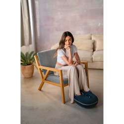 Masaj pentru picioare Medivon Artemis 2in1, 30W, 3 viteze, 3 niveluri, încălzire, cronometru, telecomandă, funcționare silențioasă, albastru